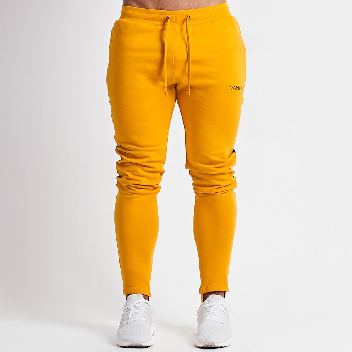 Vanquish Minimal Yellow Tapered Sweatpants